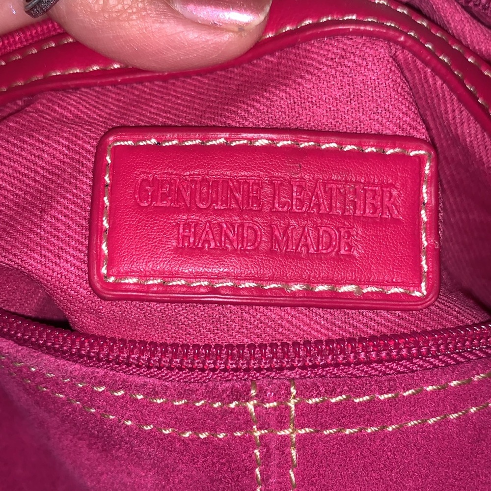 SAVANNA baguette suede bag ( Genuine leather) - Picture 9 of 13